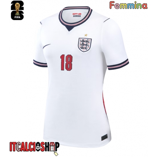 Inghilterra Anthony Gordon #18 Prima Maglia Femmina Mondiali 2026 Manica Corta